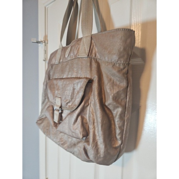 Kipling Quartz Metallic Wes Crossbody Bag Sparkly Gold With Gorilla Keychain - Picture 7 of 15